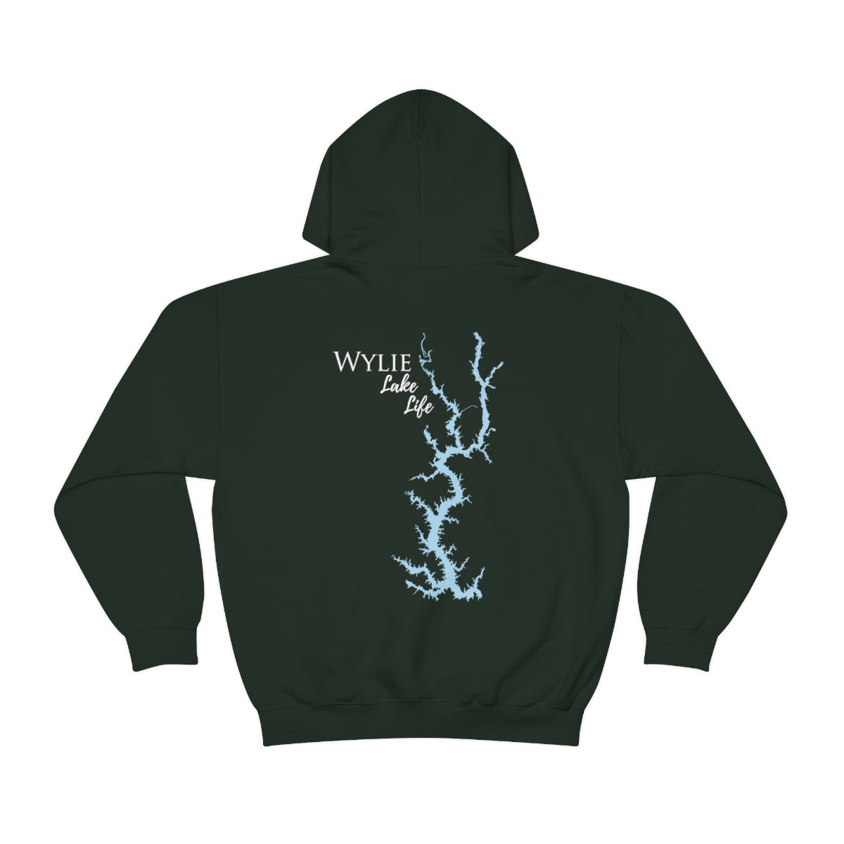 Wylie Lake Life Hoodie - BACK PRINTED - Sweatshirt - nc and sc - North Carolina Lake