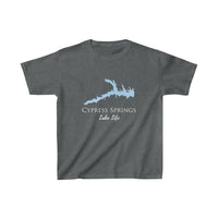 Cypress Springs Lake Life - Youth - Kids Heavy Cotton Tee - Texas Lake
