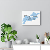 Paw Paw Lake Life  - Canvas Gallery Wrap - Canvas Print - Michigan Lake