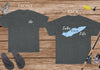 Lake Erie Life - Cotton Short Sleeved - FRONT & BACK PRINTED - Short Sleeved Cotton Tee - Michigan Ontario Ohio Pennsylvania New York Lake