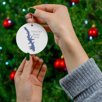 Toledo Bend Lake Life Ceramic Ornaments - Classic Christmas Ornament -  Texas & Louisiana Lake