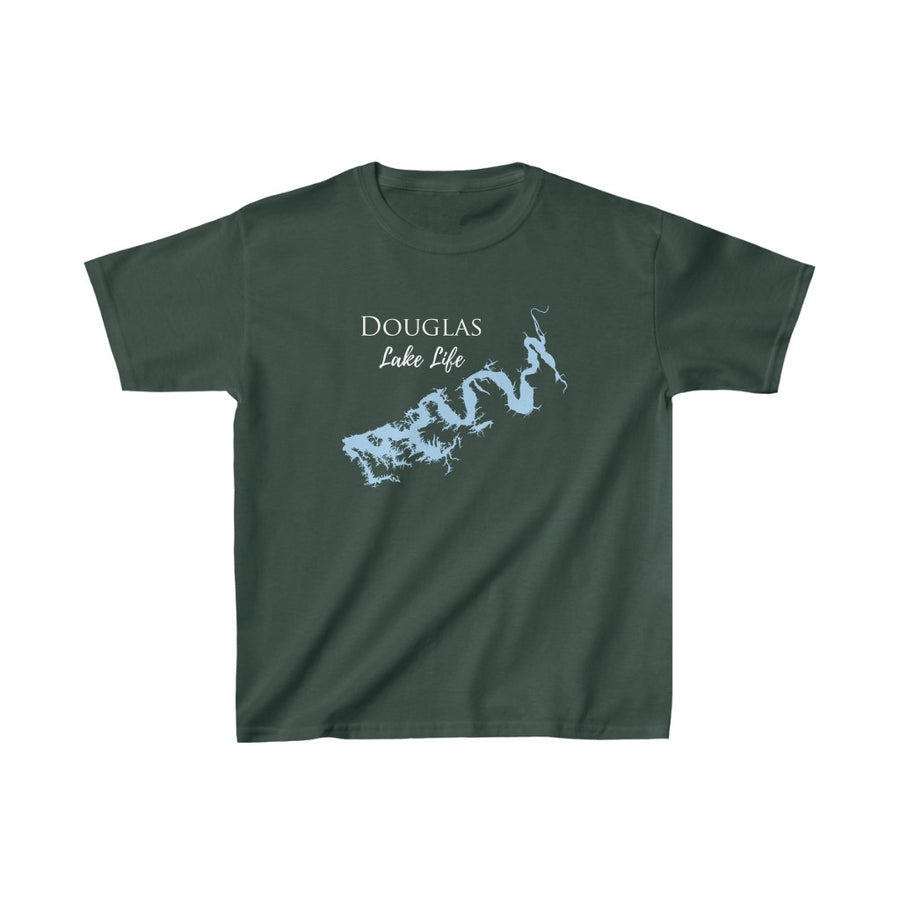 Douglas Lake Life - Kids Heavy Cotton Youth Tee - Tennessee Lake