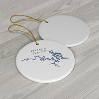 Lake of the Ozarks Lake Life Ceramic Ornament - Classic Christmas Ornaments - Missouri Lake