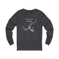 Sinclair - Lake Life Unisex Cotton Jersey Long Sleeve Tee - Georgia Lake