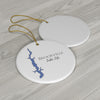 Load image into Gallery viewer, Brookville Ceramic Ornament - Classic Christmas Ornaments -  Indiana Lake