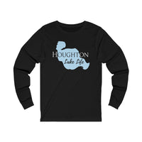 Houghton Lake Life Unisex Cotton Jersey Long Sleeve Tee - Michigan Lake