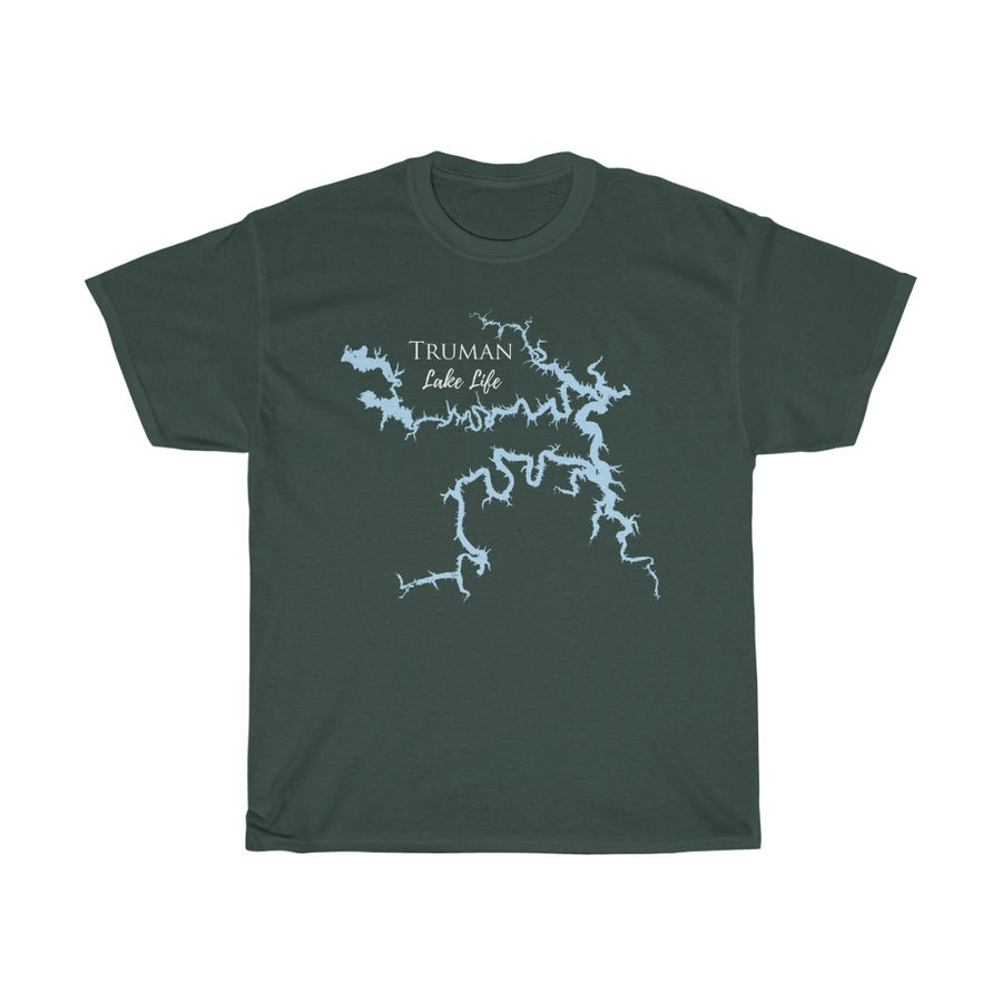 Truman Lake Life Heavy Cotton Tee - Lake Truman - Missouri Lake