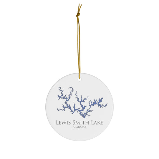 Lewis Smith Lake Alabama Ceramic Ornament - Classic Christmas Ornaments -  Alabama Lake