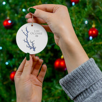 Lake Oconee Life Ceramic Ornament - Classic Christmas Ornaments - Georgia Lake