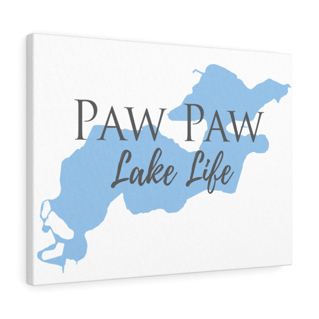 Paw Paw Lake Life  - Canvas Gallery Wrap - Canvas Print - Michigan Lake
