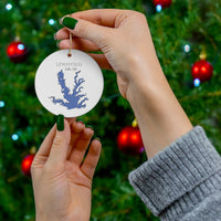 Lewisville Lake Life Ceramic Ornament - Classic Christmas Ornaments - Texas Lake