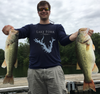 Lake Fork Dri-fit Boating Shirt - Breathable Material- Men's Long Sleeve Moisture Wicking Tee - Texas Lake
