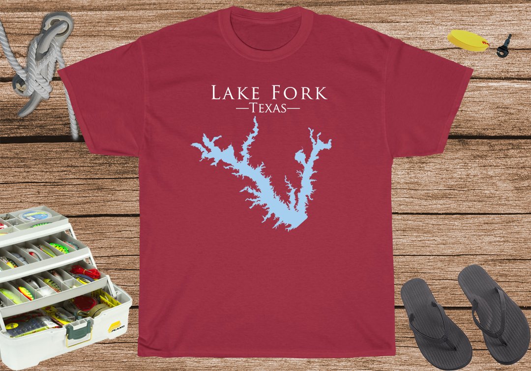 Lake Fork Heavy Cotton Tee - Texas Lake