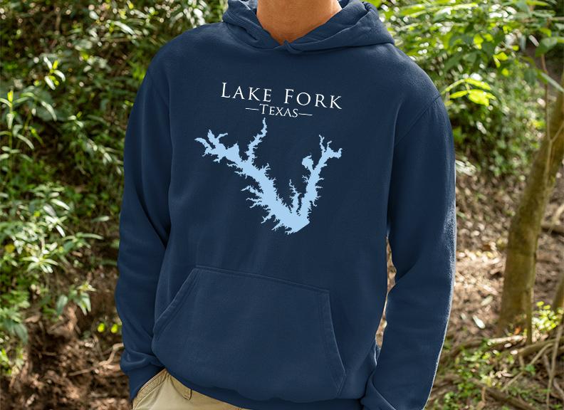 Lake Fork Hoodie Sweatshirt - Texas Lake