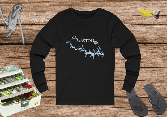 Lake Gaston Life Unisex Cotton Jersey Long Sleeve Tee - North Carolina & Virginia Lake