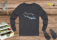 Lake Gaston Life Unisex Cotton Jersey Long Sleeve Tee - North Carolina & Virginia Lake