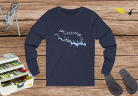 Lake Gaston Life Unisex Cotton Jersey Long Sleeve Tee - North Carolina & Virginia Lake