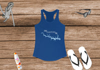 Lake Gaston Life Women's Ideal Racerback Tank -  North Carolina & Virginia Lake