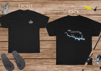Lake Gaston Life Heavy Cotton Tee - Front and Back Print - North Carolina Virginia Lake