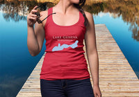 Lake Geneva Women's Ideal Racerback Tank - Wisconsin Lake