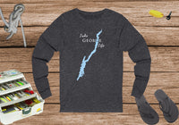 Lake George Life Unisex Cotton Jersey Long Sleeve Tee - New York Lake