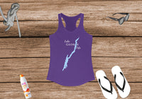 Lake George Life Women's Ideal Racerback Tank - New York Lake