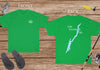 Lake George Life - Cotton Short Sleeved - FRONT & BACK PRINTED - Short Sleeved Cotton Tee -  New York Lake