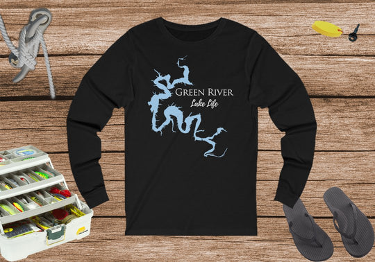 Green River Lake Life Unisex Cotton Jersey Long Sleeve Tee - Kentucky Lake