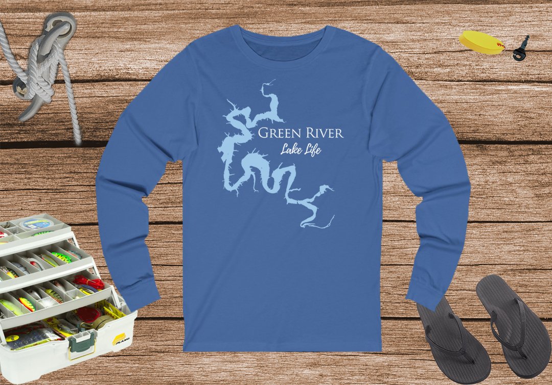 Green River Lake Life Unisex Cotton Jersey Long Sleeve Tee - Kentucky Lake