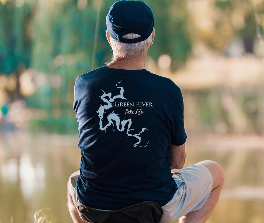 Green River Lake Life - Cotton Short Sleeved - FRONT & BACK PRINTED - Short Sleeved Cotton Tee -  Kentucky Lake