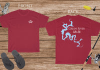 Green River Lake Life - Cotton Short Sleeved - FRONT & BACK PRINTED - Short Sleeved Cotton Tee -  Kentucky Lake