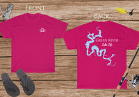 Green River Lake Life - Cotton Short Sleeved - FRONT & BACK PRINTED - Short Sleeved Cotton Tee -  Kentucky Lake