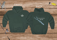 Greenwood Life Hoodie - BACK PRINTED - Sweatshirt - South Carolina Lake