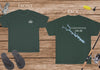 Greenwood lake Life - Cotton Short Sleeved - FRONT & BACK PRINTED - Short Sleeved Cotton Tee - South Carolina Lake
