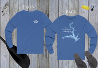 Harding Lake Life - Front & Back Print - Unisex Jersey Long Sleeve Tee - Georgia Lake