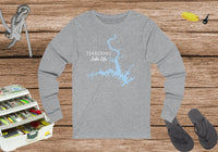 Harding Lake Life Unisex Cotton Jersey Long Sleeve Tee - Georgia Alabama Lake