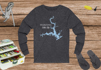 Harding Lake Life Unisex Cotton Jersey Long Sleeve Tee - Georgia Alabama Lake