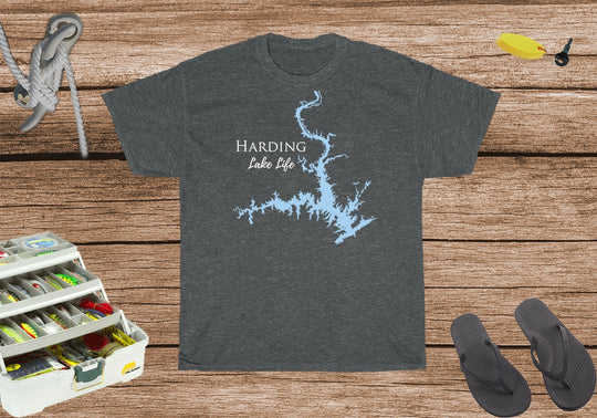 Harding Lake Life Heavy Cotton Tee - Georgia & Alabama Lake