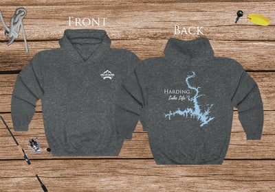 Harding Lake Life Hoodie - BACK PRINTED - Sweatshirt - Georgia Lake