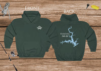 Harding Lake Life Hoodie - BACK PRINTED - Sweatshirt - Georgia Lake