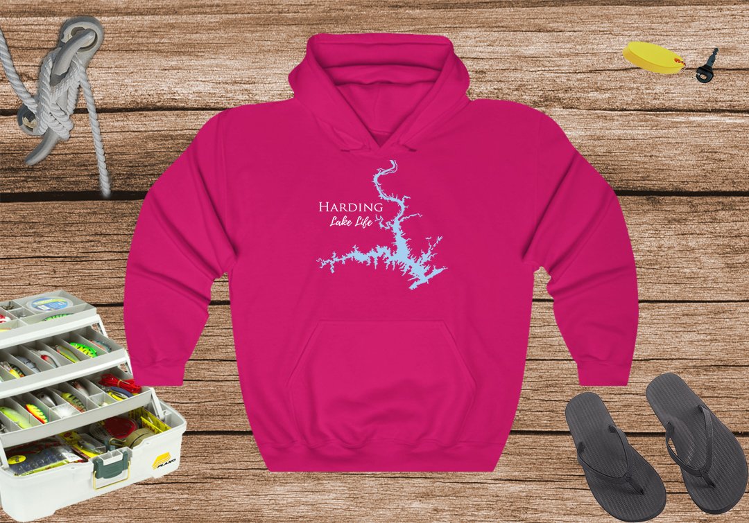 Lake Harding Hoodie Sweatshirt - Georgia & Alabama Lake