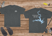 Harding Lake Life - Cotton Short Sleeved - FRONT & BACK PRINTED - Short Sleeved Cotton Tee - Georgia Lake