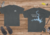 Harding Lake Life - Cotton Short Sleeved - FRONT & BACK PRINTED - Short Sleeved Cotton Tee - Georgia Lake