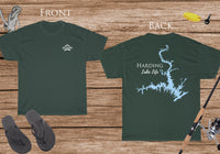 Harding Lake Life - Cotton Short Sleeved - FRONT & BACK PRINTED - Short Sleeved Cotton Tee - Georgia Lake
