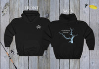 Hartwell Lake Life Hoodie - BACK PRINTED - Sweatshirt - South Carolina Lake