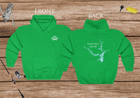 Hartwell Lake Life Hoodie - BACK PRINTED - Sweatshirt - South Carolina Lake