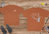 Hartwell Lake Life - Cotton Short Sleeved - FRONT & BACK PRINTED - Short Sleeved Cotton Tee - Georgia and South Carolina Lake