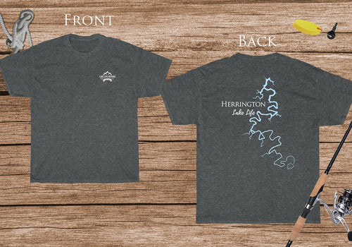 Herrington Lake Life - Cotton Short Sleeved - FRONT & BACK PRINTED - Short Sleeved Cotton Tee - Kentucky Lake