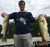 Higgins Lake Life Dri-fit Boating Shirt - Breathable Material- Men's Long Sleeve Moisture Wicking Tee - Michigan Lake