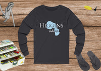 Higgins Lake Unisex Cotton Jersey Long Sleeve Tee - Michigan Lake